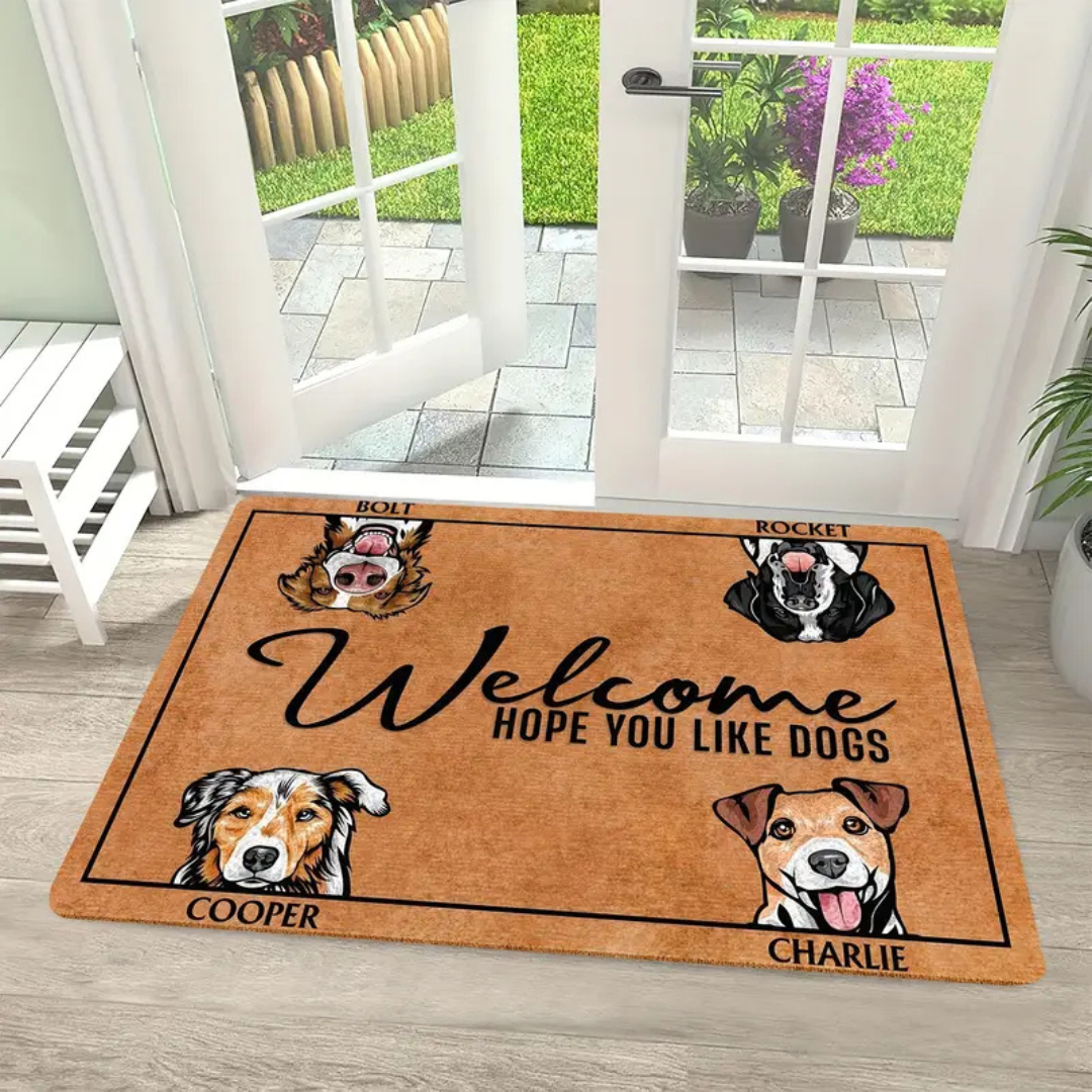 Tapete decorativo personalizado absorbente