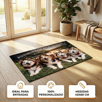 Tapete de Entrada Personalizado - Base Antideslizante