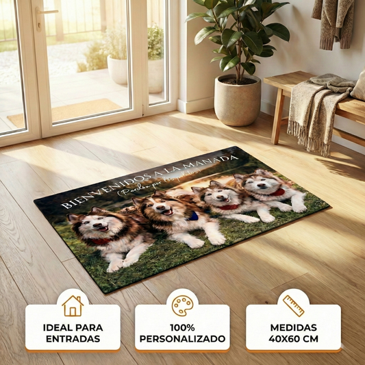 Tapete de Entrada Personalizado - Base Antideslizante